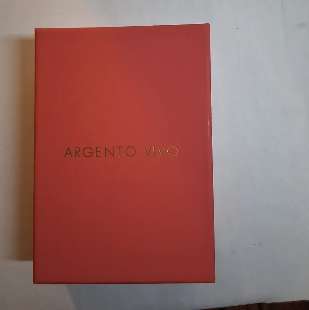 Argento Vivo Goldtone Locket And Charm Necklace NIB